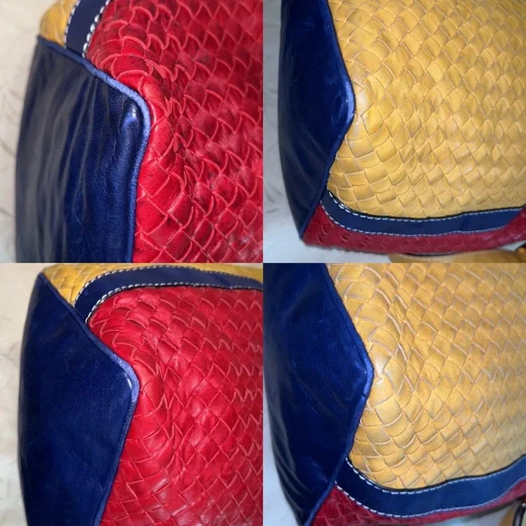 Bottega Veneta multicolour Woven Bucket Bag - Picture 13 of 17